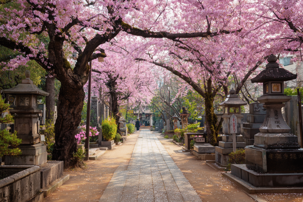 八王子霊園の様子(想像)