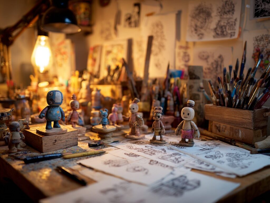 アートトイを作る工房