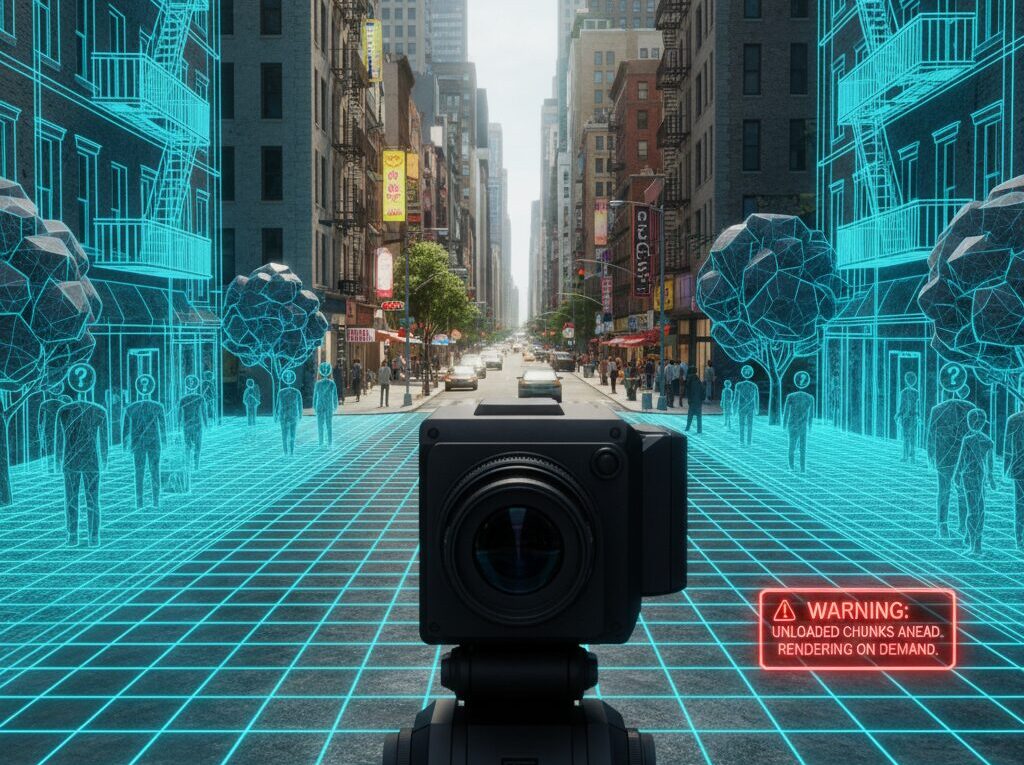 世界がシミュレーションであるCGイメージ