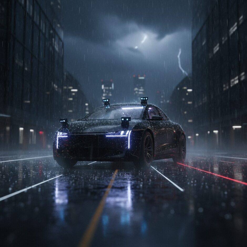 自動運転車の悪天候対策技術 雨や雪でも安全に走る仕組み