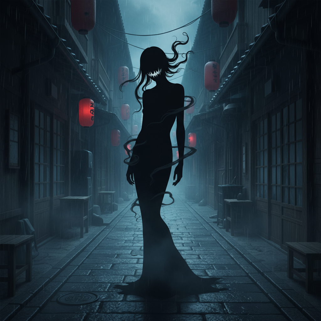 口元を隠す女性