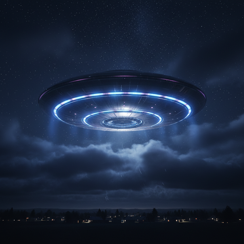 空に浮かぶ未確認飛行物体